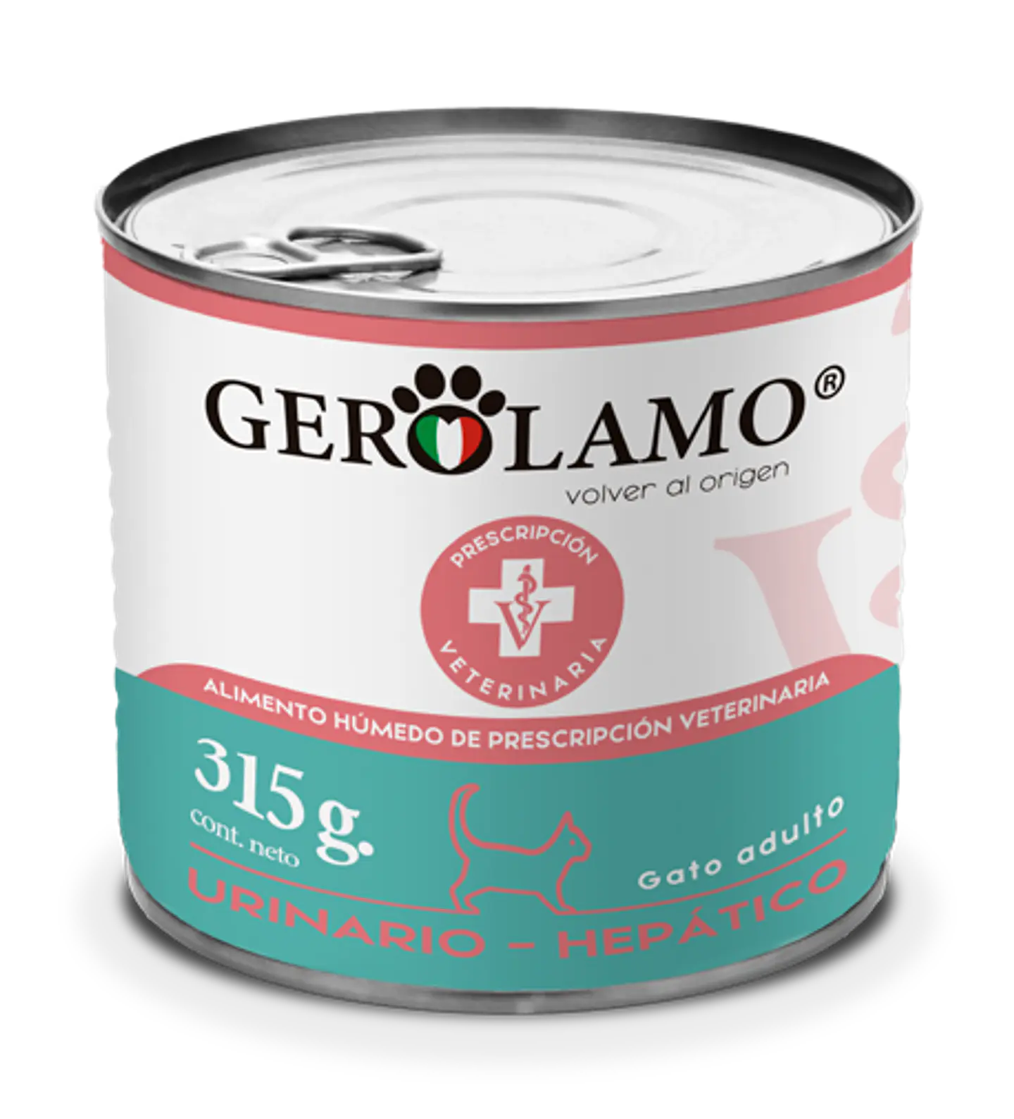 LATA GEROLAMO GATO URINARIO-HEPATICO 315GR 1