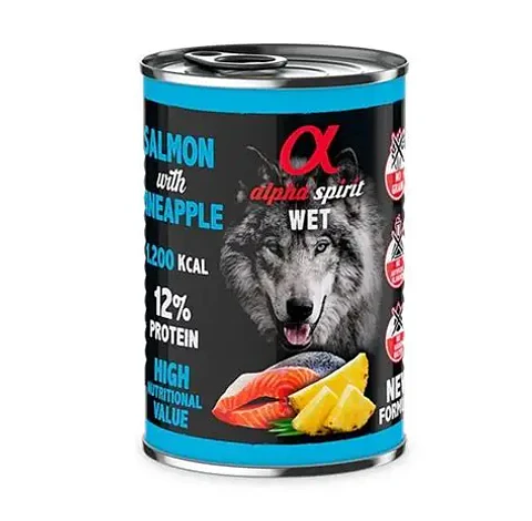 ALPHA LATA SALMON CON PIÑA 400GR