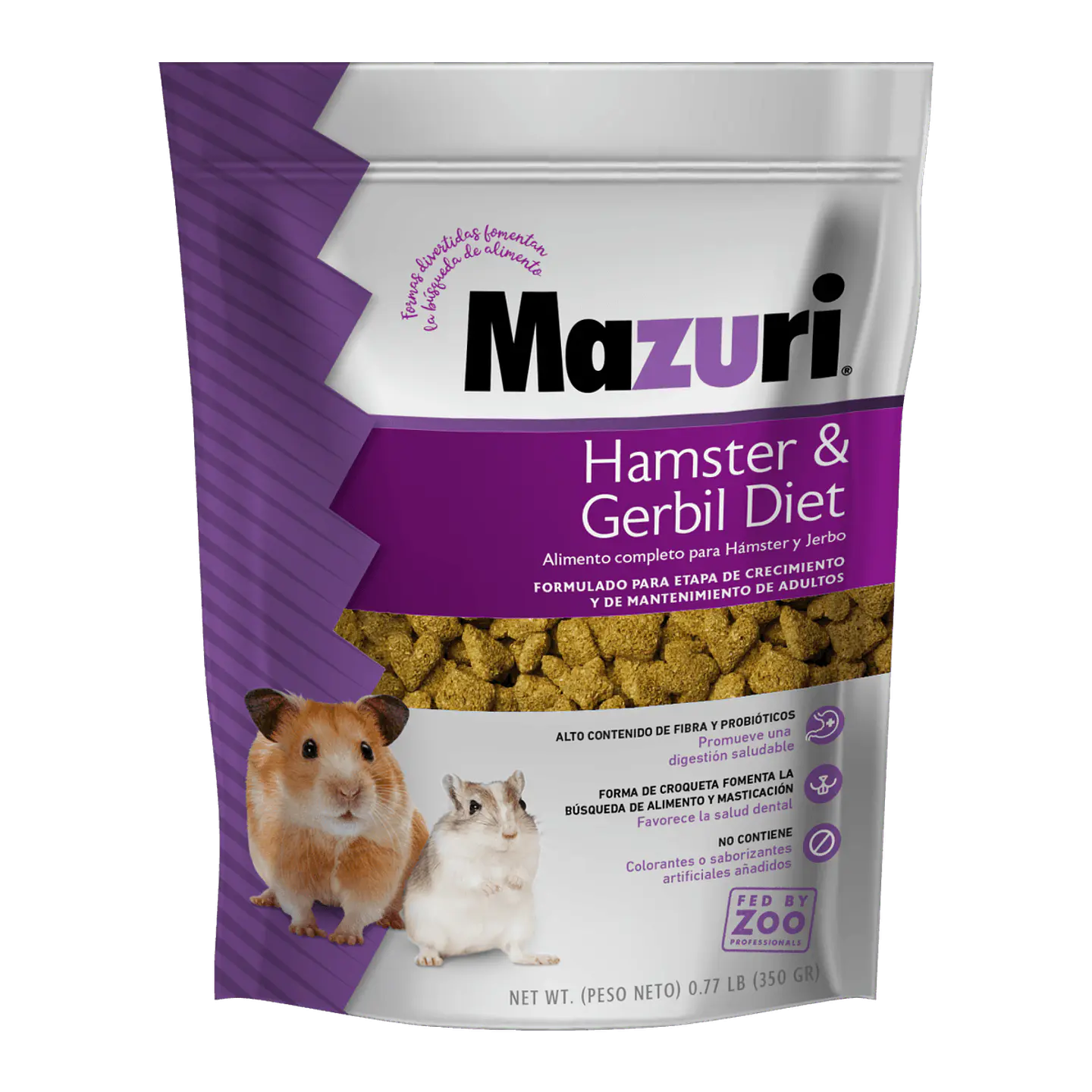 MAZURI HAMSTER Y JERBO GERBIL 350GR 1