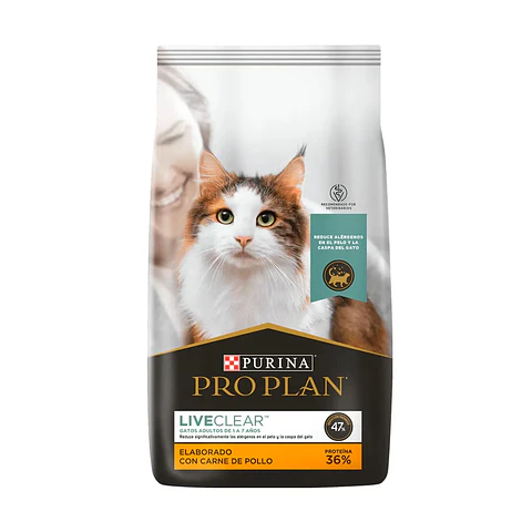 PROPLAN GATO LIVE CLEAR 3KG