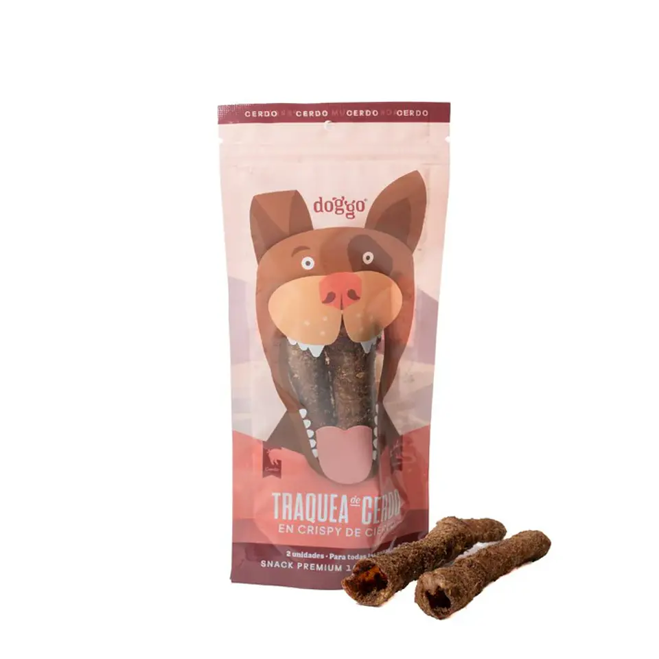 SNACK DOGGO TRAQUEA DE CERDO EN CRISPY DE CIERVO 2 UNIDADES 1