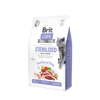 BRIT CARE ALIMENTO GATO ESTERILIZADO CONTROL PESO 2KG