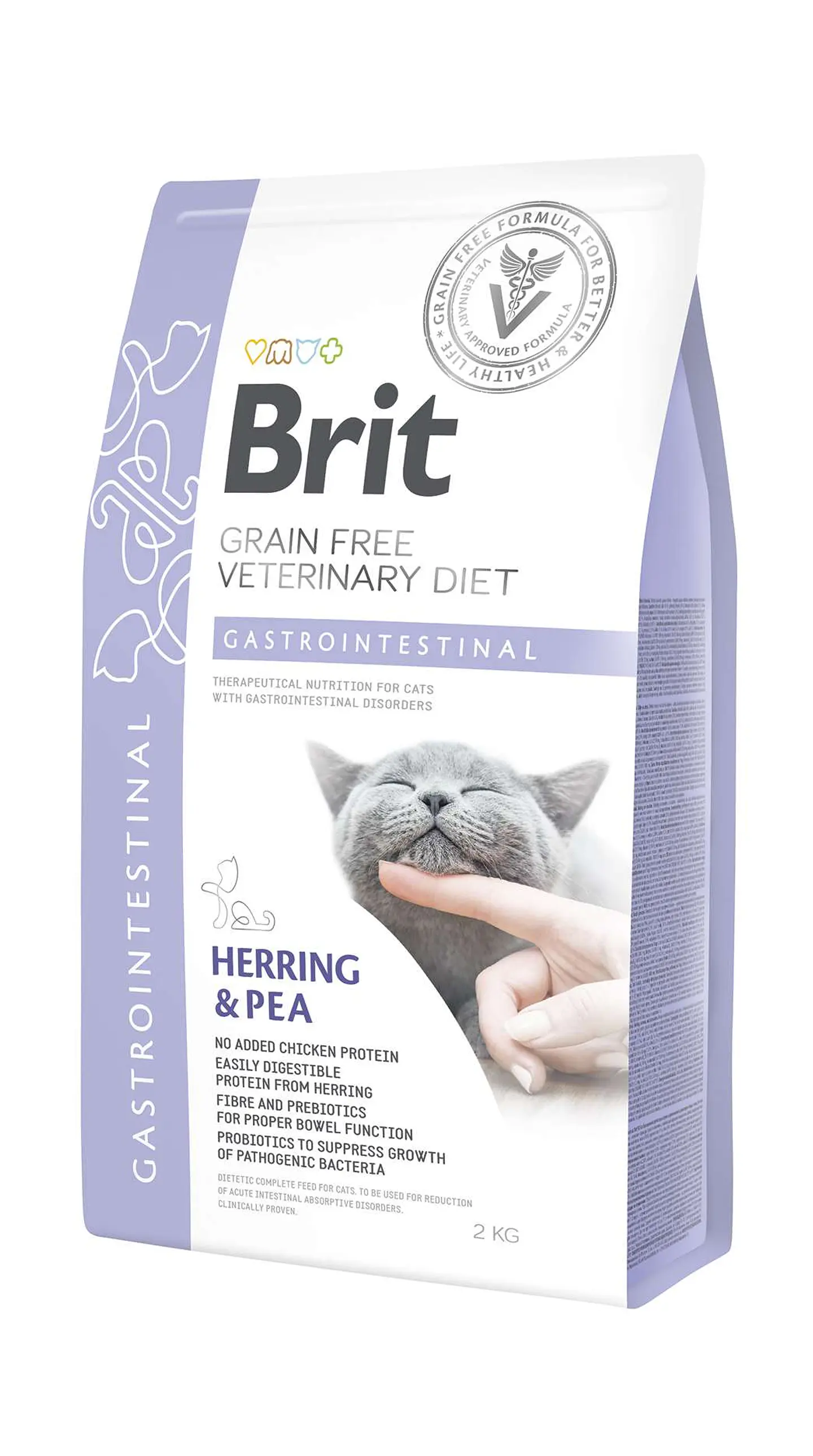 BRIT CARE ALIMENTO GATO MEDICAMENTADO GASTROINTESTINAL 2KG 1
