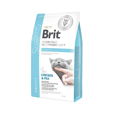 BRIT CARE GATO ALIMENTO MEDICAMENTADO OBESIDAD 2KG
