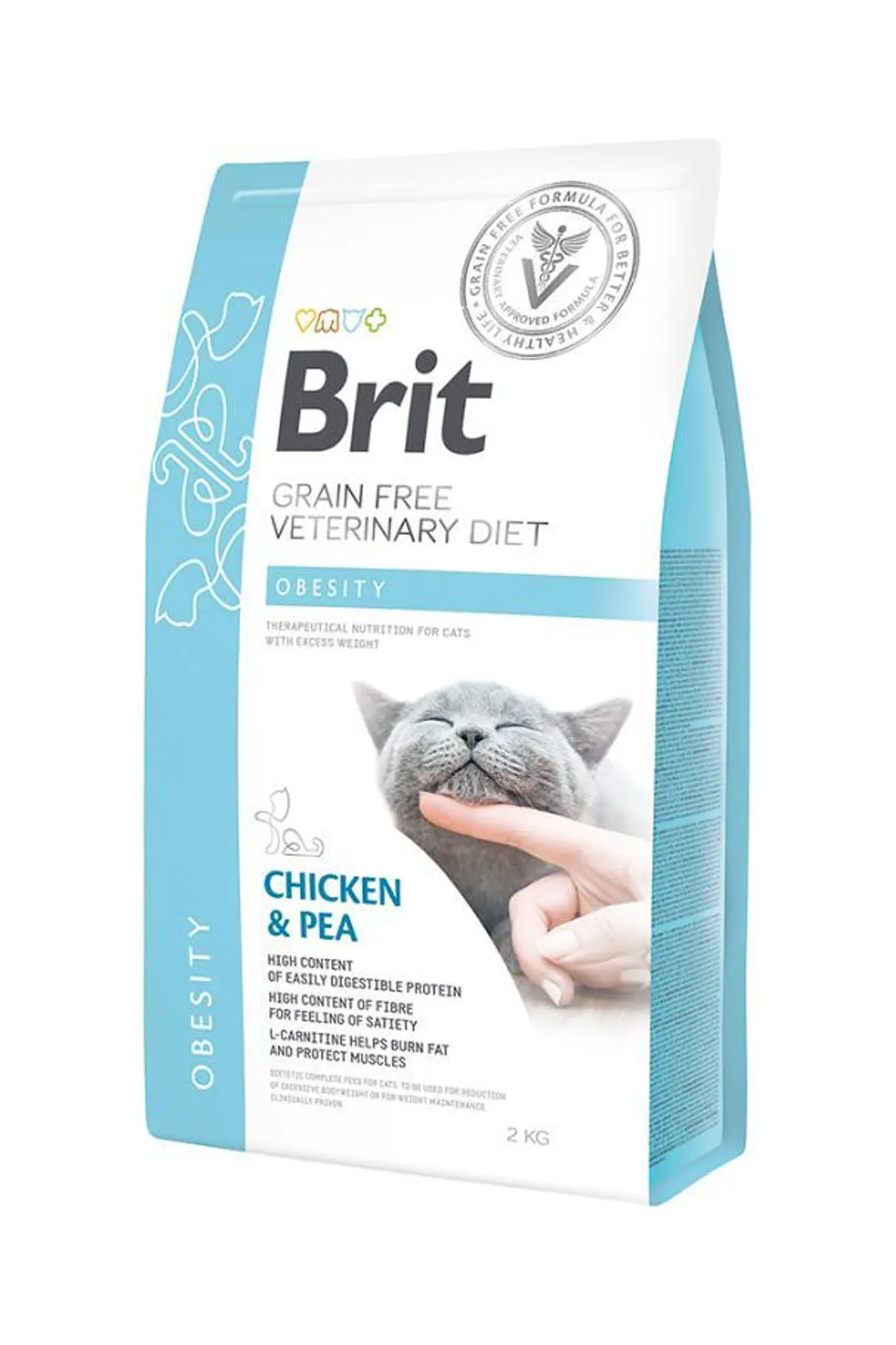 BRIT CARE GATO ALIMENTO MEDICAMENTADO OBESIDAD 2KG 1