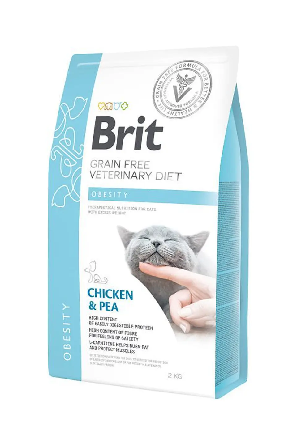 BRIT CARE GATO ALIMENTO MEDICAMENTADO OBESIDAD 2KG 1