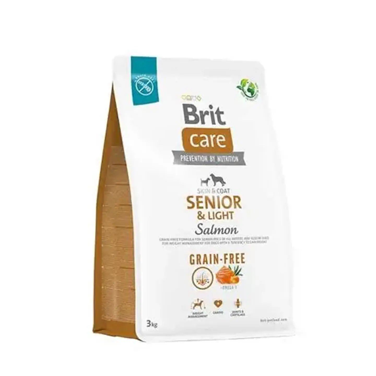 BRIT CARE PERRO SENIOR  SKIN COAT 3KG 1