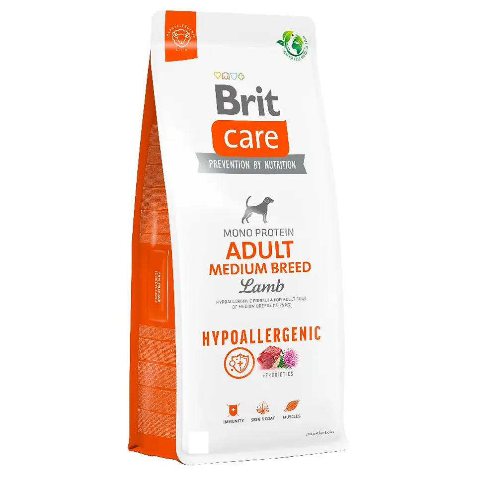BRIT CARE PERRO ADULTO HIPOALERGENICO CORDERO 3KG 1