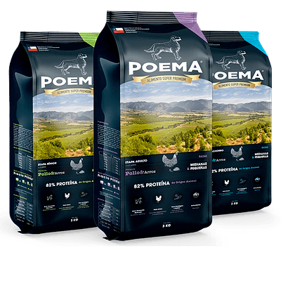 POEMA PERRO ADULTO RAZAS PEQUEÑAS Y MEDIANAS POLLO