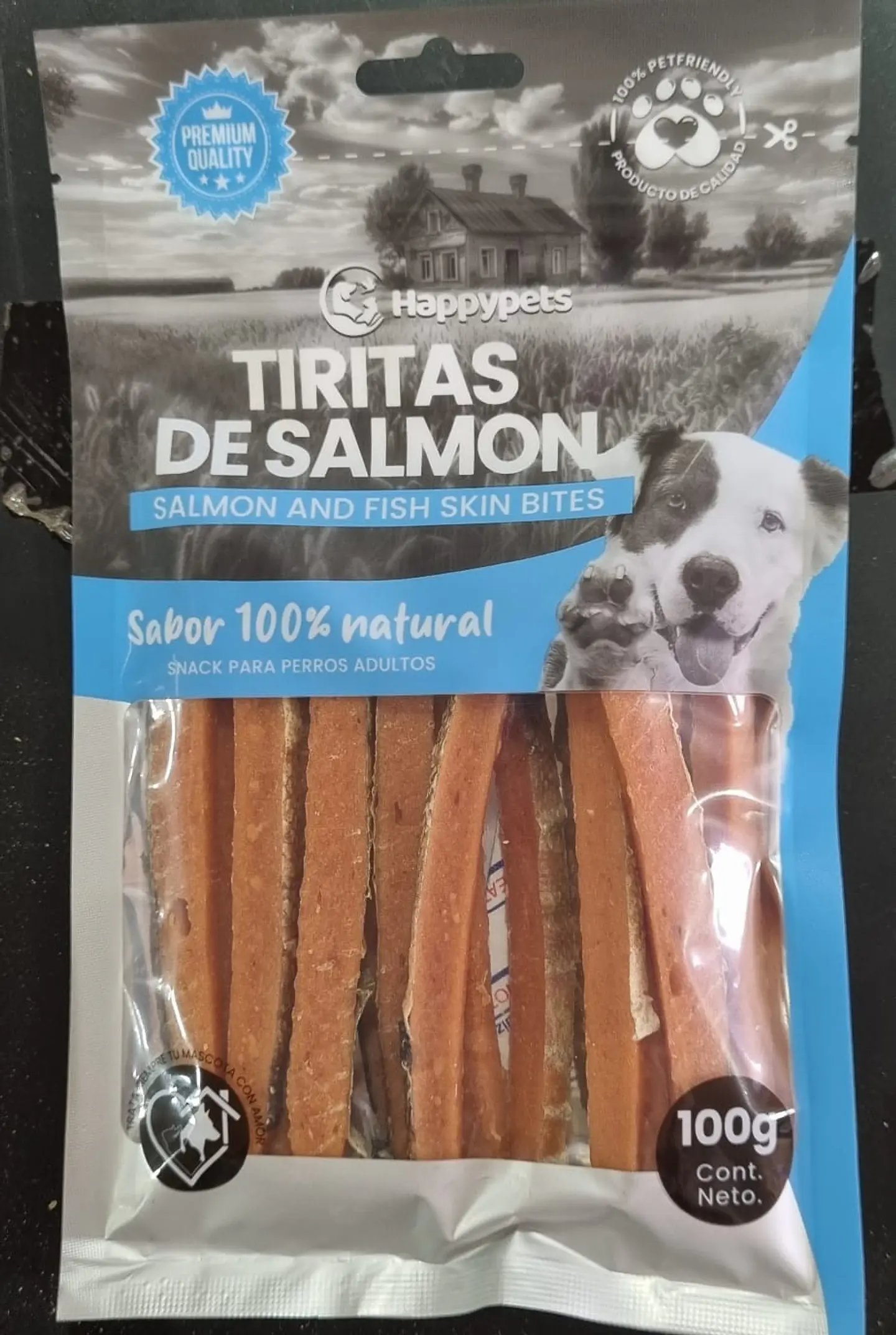 SNACK TIRITAS DE SALMON 100GR 1