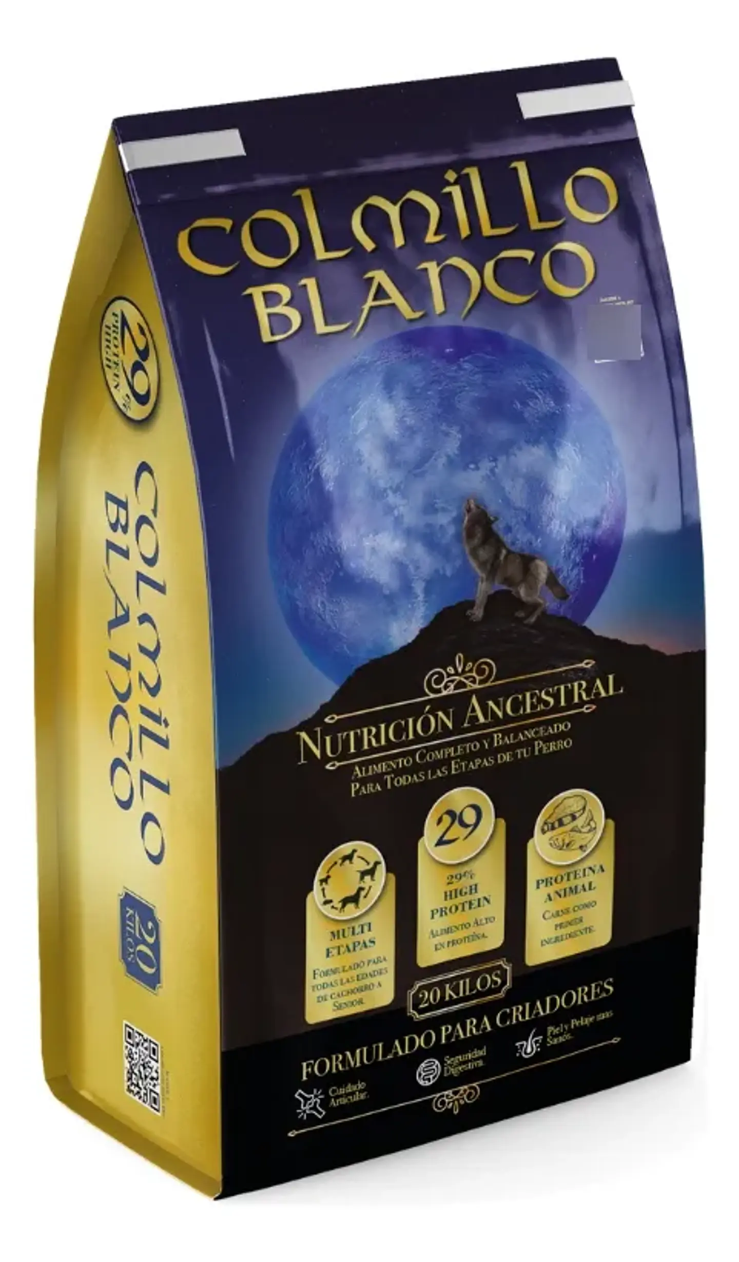COLMILLO BLANCO ALIMENTO PERRO -TODAS LAS ETAPAS- 20 KG 1