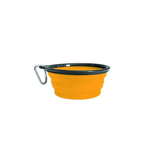 PLATO PLEGABLE PARA AGUA, USO EN VIAJE MASCOTAS PERROS GATOS 