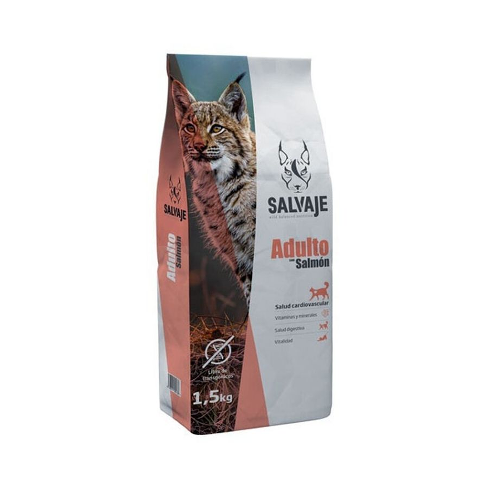 SALVAJE CAT GATO ADULTO SABOR SALMON 1,5KG