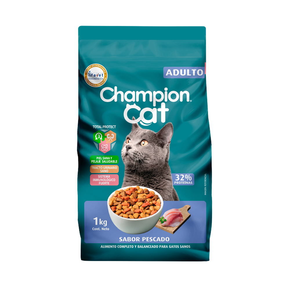 CHAMPION CAT PESCADO 20KG