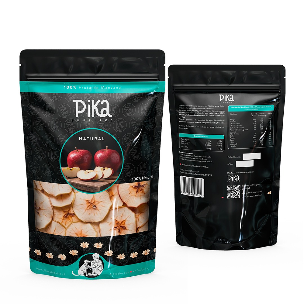 SNACK PIKA MANZANA 40GR