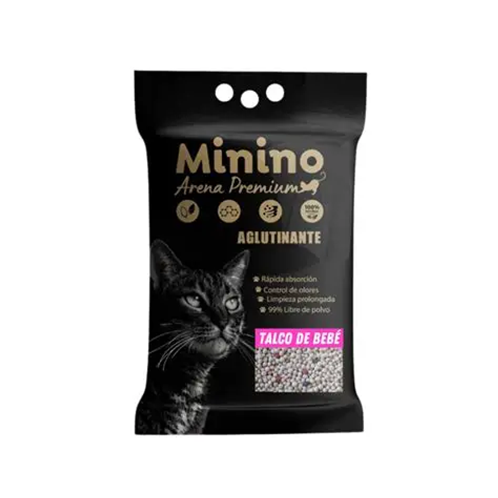 ARENA AGLUTINANTE DE 20KG MININO LAVANDA