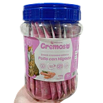 TARRO CON 50 UND CREMI CREMOSO PREMIO PARA GATOS (13GRS X 50 TUBOS)