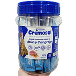 TARRO CON 50 UND CREMI CREMOSO PREMIO PARA GATOS (13GRS X 50 TUBOS)