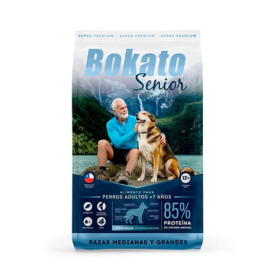 BOKATO PERRO SENIOR RAZAS MEDIANAS A GRANDE 12KG