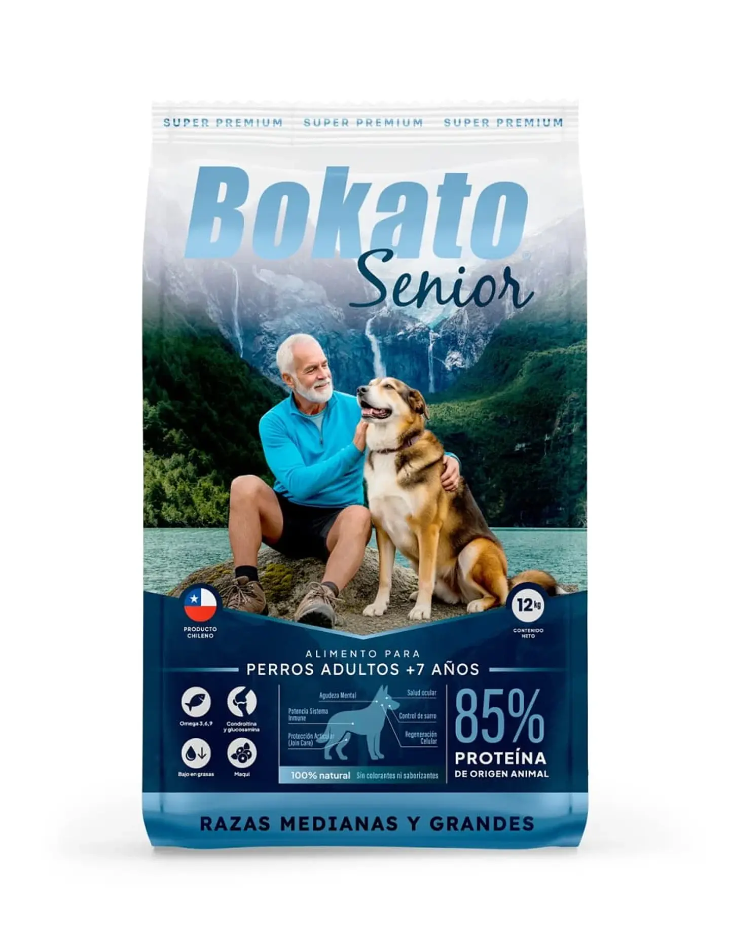 BOKATO PERRO SENIOR RAZAS MEDIANAS A GRANDE 12KG 1