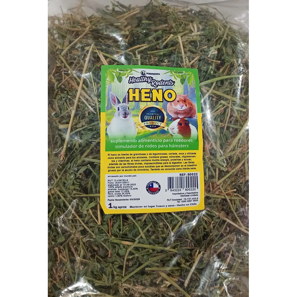 HENO DE ALFALFA 1 KILO
