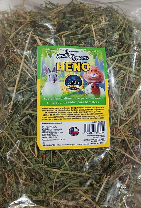 HENO DE ALFALFA 1 KILO