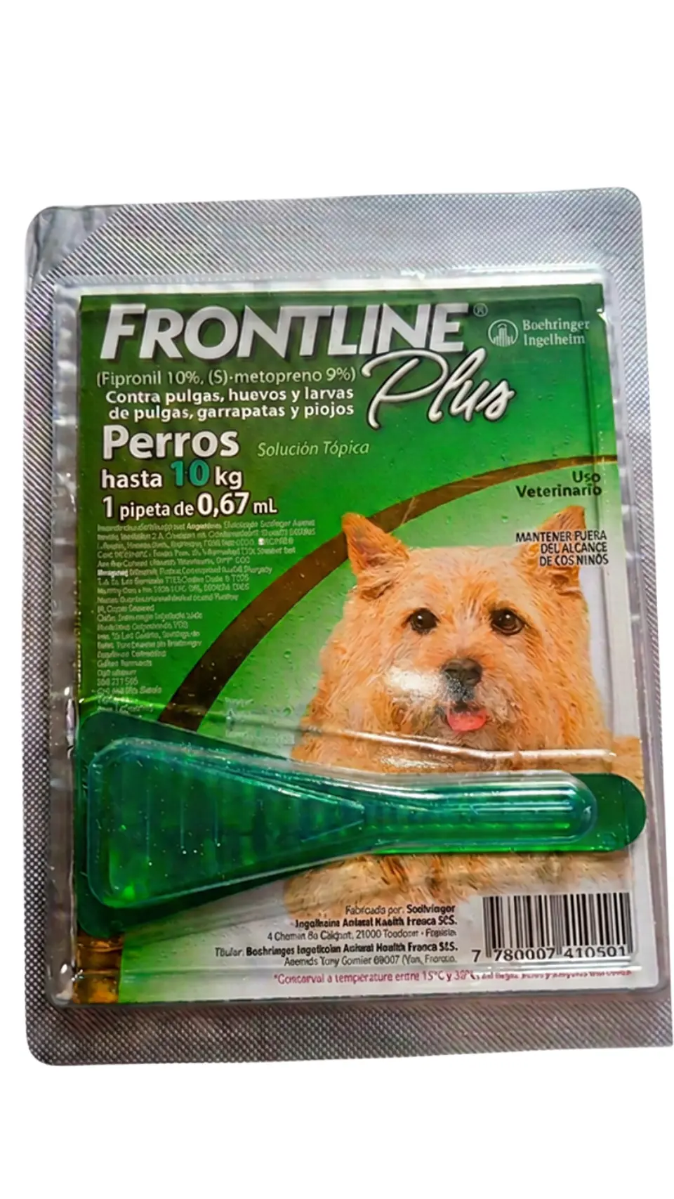 FRONTLINE PLUS PERROS HASTA 10KG 1