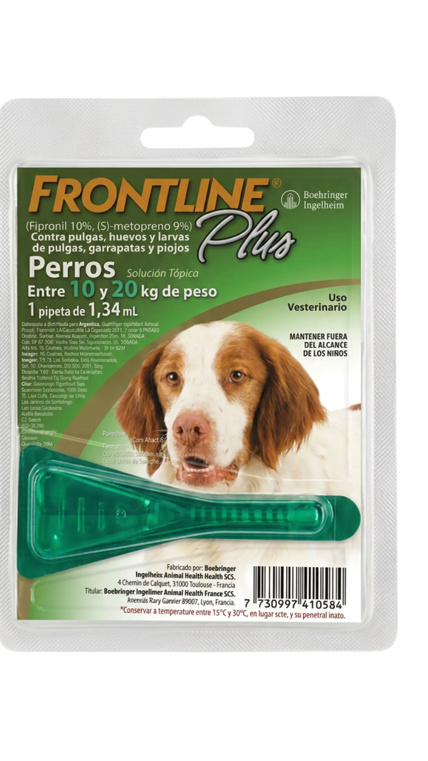 FRONTLINE PLUS PERROS DE 10 A 20KG 1
