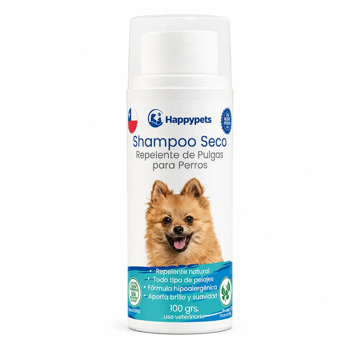 SHAMPOO SECO REPELENTE PARA PERROS (100 Gr) 1