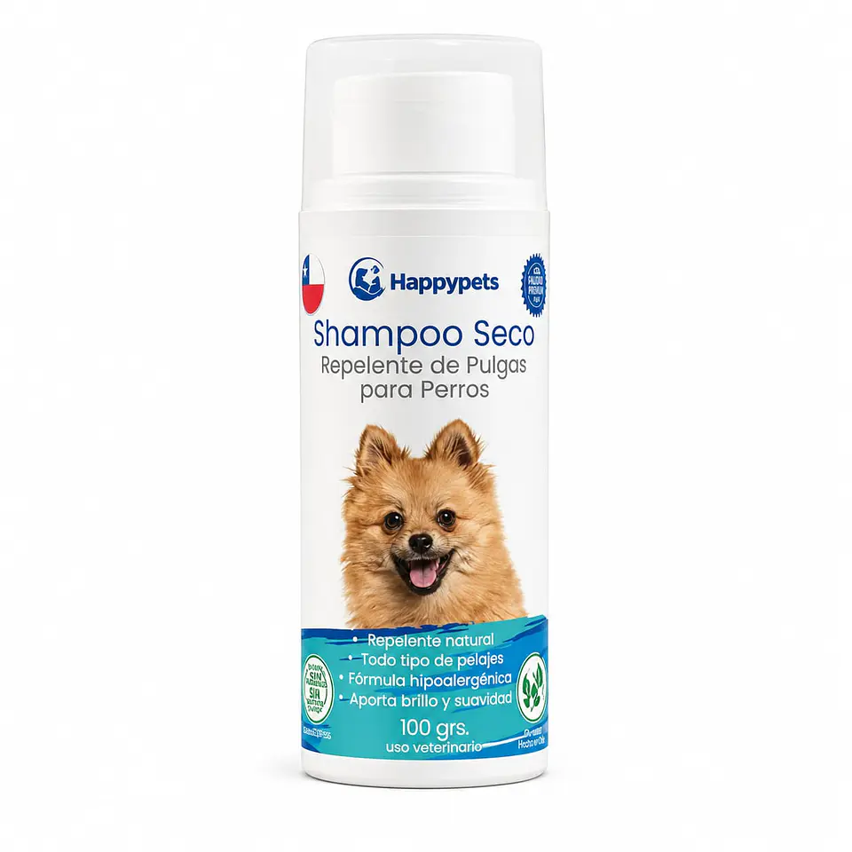 SHAMPOO SECO REPELENTE PARA PERROS (100 Gr) 1