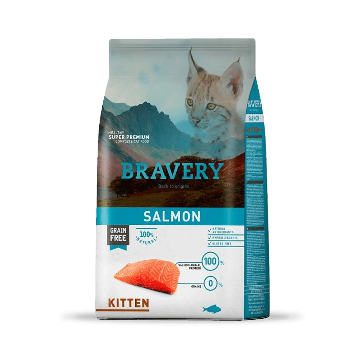 BRAVERY GATITO KITTEN SALMON LIBRE DE GRANO 1