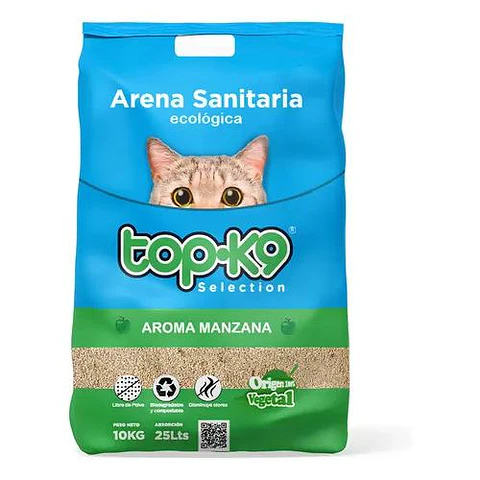 ARENAS SANITARIAS ECOLOGICAS TOPK9 10KG VARIEDAD AROMAS