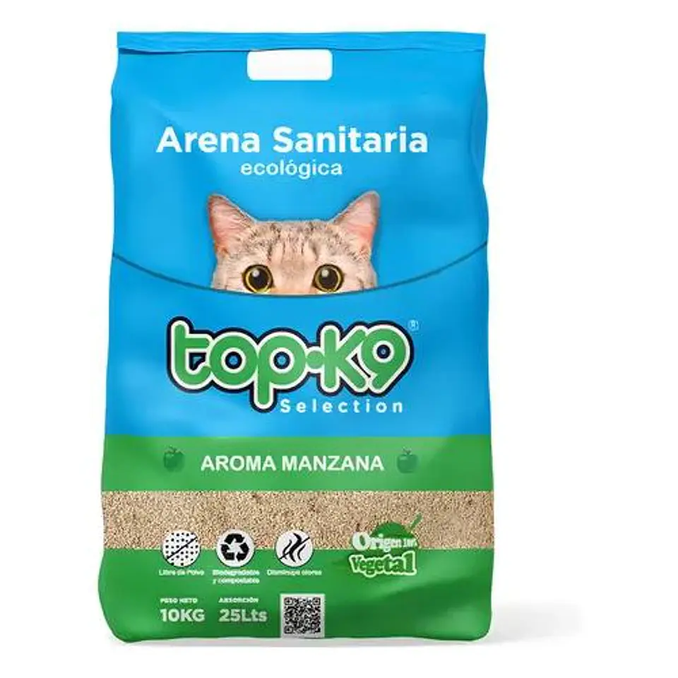 ARENAS SANITARIAS ECOLOGICAS TOPK9 10KG VARIEDAD AROMAS 2