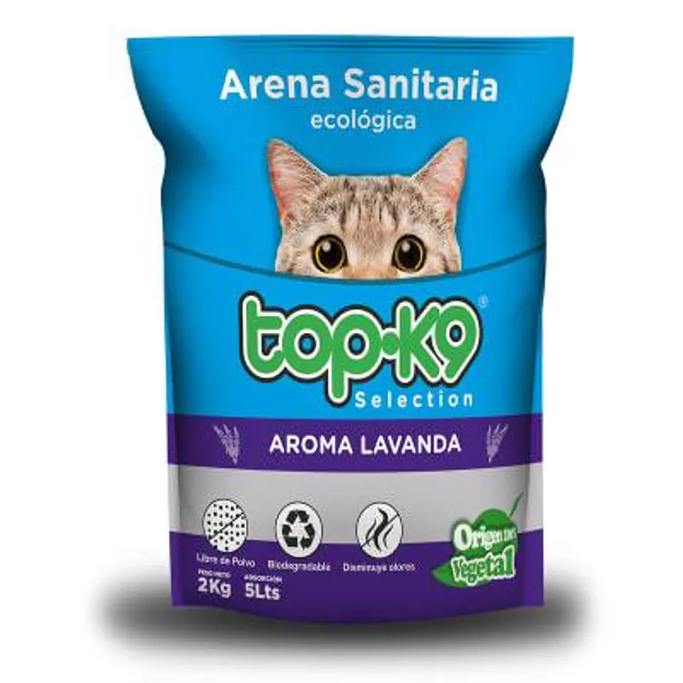 ARENAS SANITARIAS ECOLOGICAS TOPK9 10KG VARIEDAD AROMAS 3