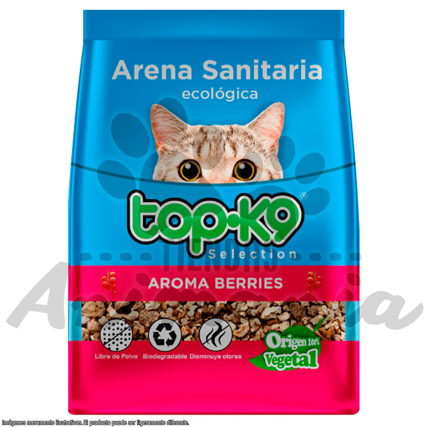 ARENAS SANITARIAS ECOLOGICAS TOPK9 10KG VARIEDAD AROMAS 4