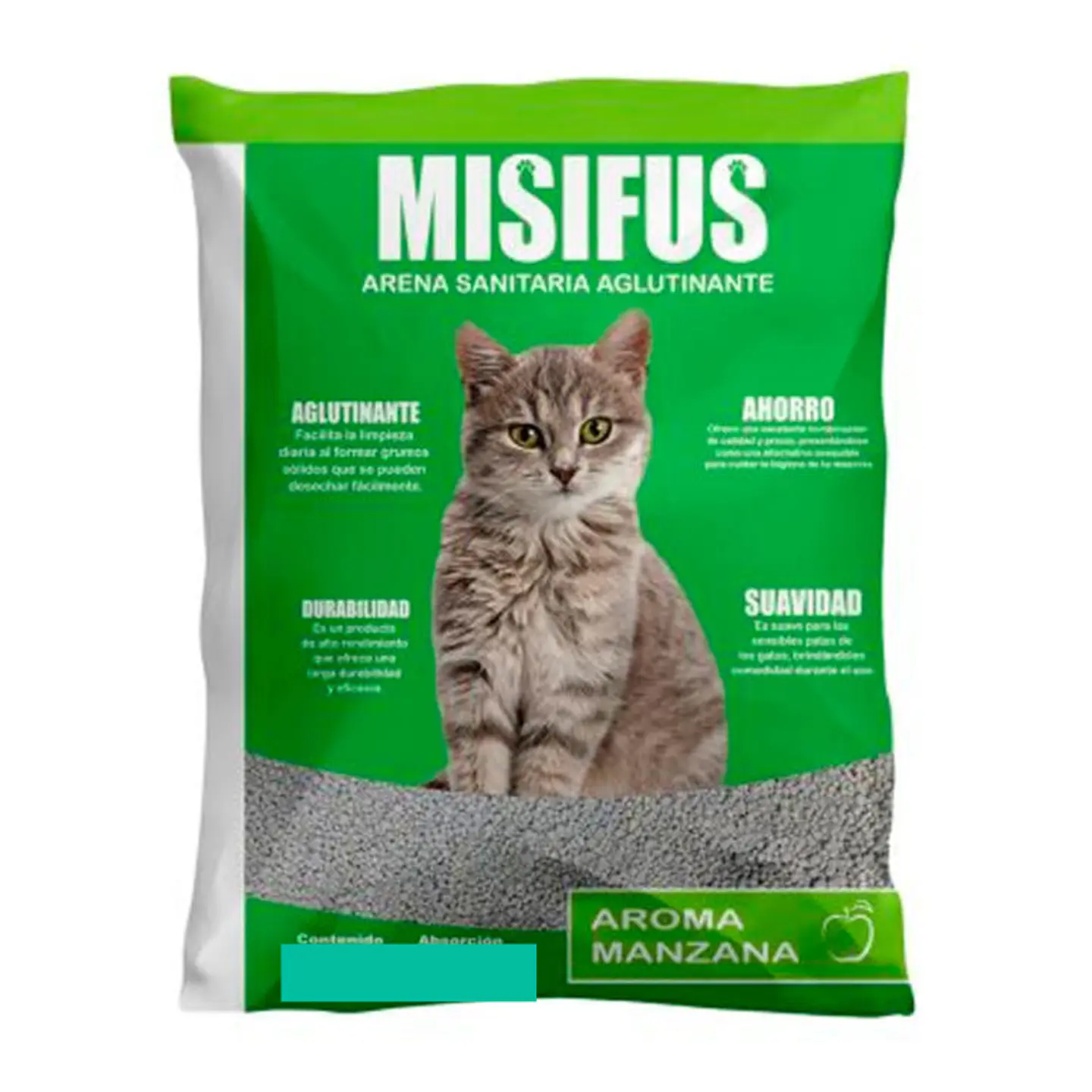 MISIFUS ARENA SANITARIA AROMA MANZANA 1