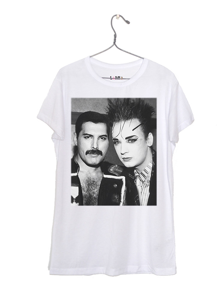 Freddie Mercury y Boy George #1 1