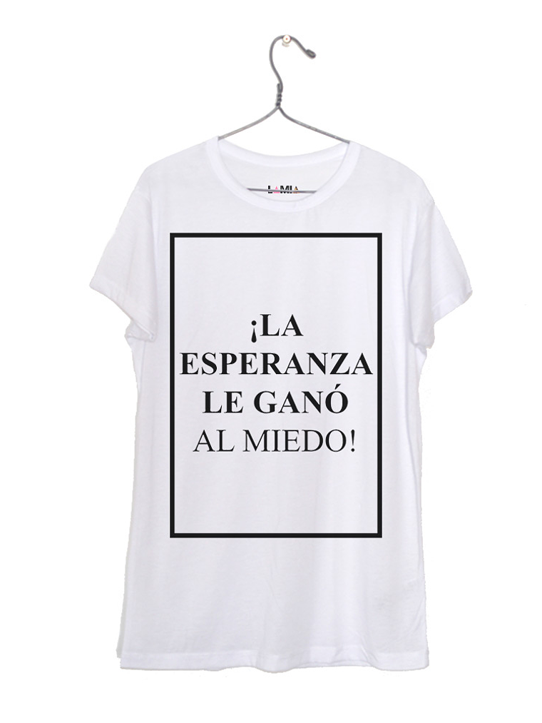 ¡La esperanza le ganó al miedo! - Polera Niñe/a/o #1 1
