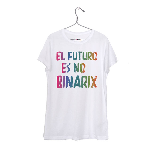 El Futuro es No Binario - Polera Niñe/a/o #1 (Se puede elegir Binario, Binarie o Binarix)