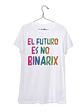 El Futuro es No Binario - Polera Niñe/a/o #1 (Se puede elegir Binario, Binarie o Binarix) - Miniatura 3