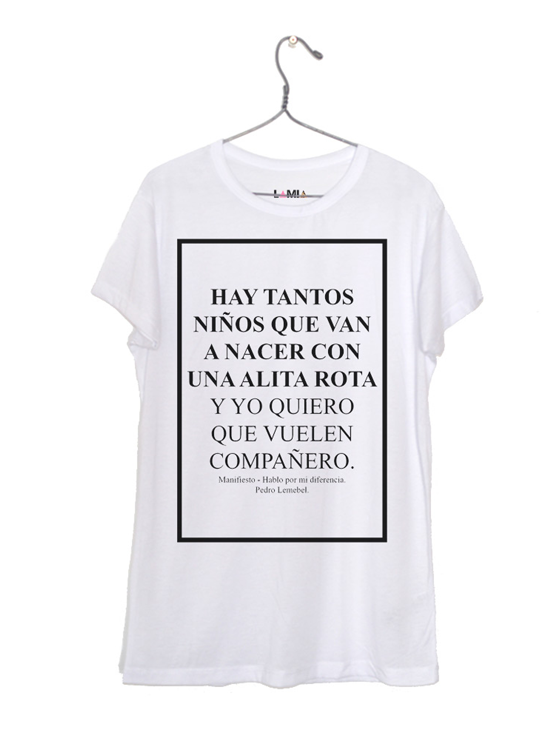 Manifiesto Hablo por mi diferencia - Pedro Lemebel - Polera Niñe/a/o #1 1