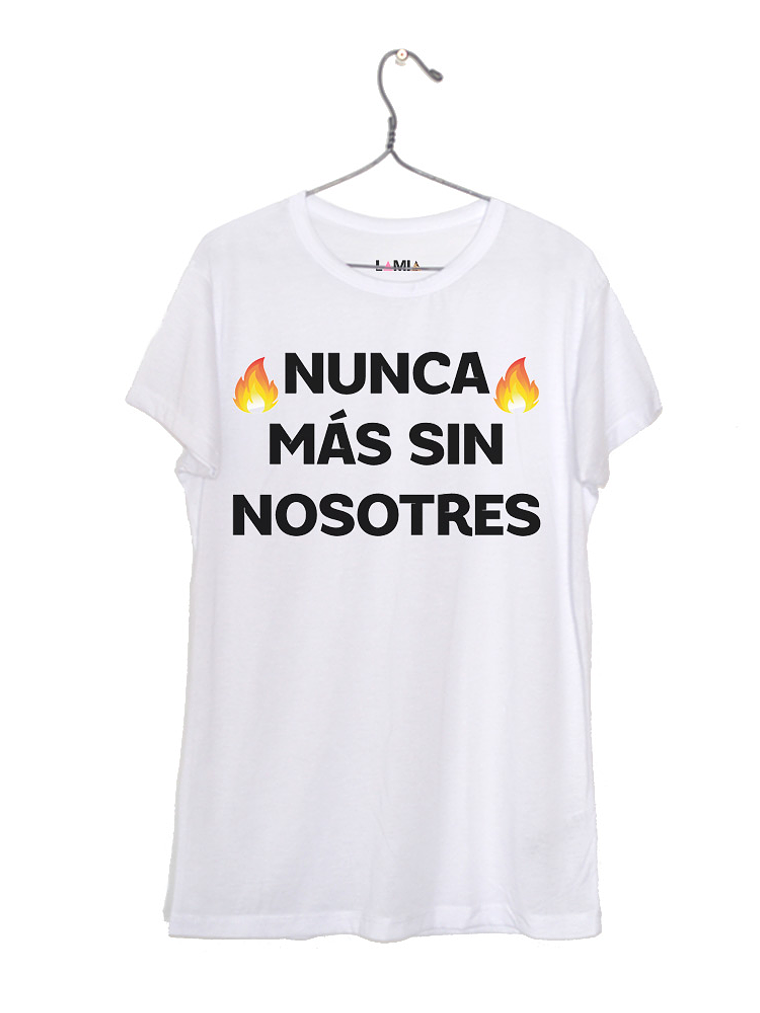 Nunca más sin nosotres - Polera Niñe/a/o #1 1