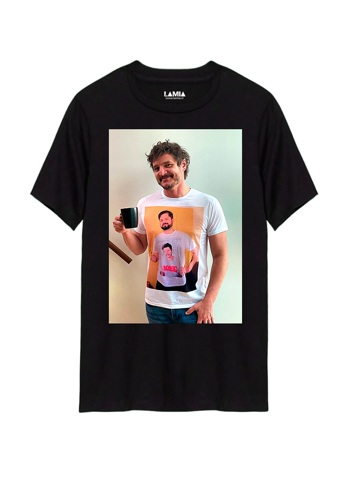 Polera Pedro Pascal y Gabriel Boric Línea Premium #1 1