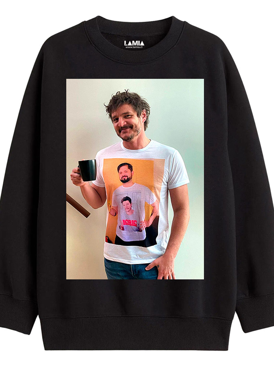 Polerón Pedro Pascal y Gabriel Boric Línea Premium #1 1