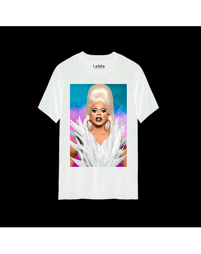 Polera RuPaul Rupaul's Drag Race Línea Premium #1 - Blanca