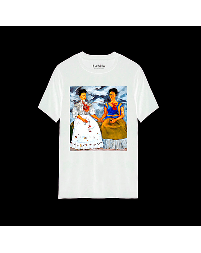 Polera Frida Kahlo Línea Premium #3 - Blanca