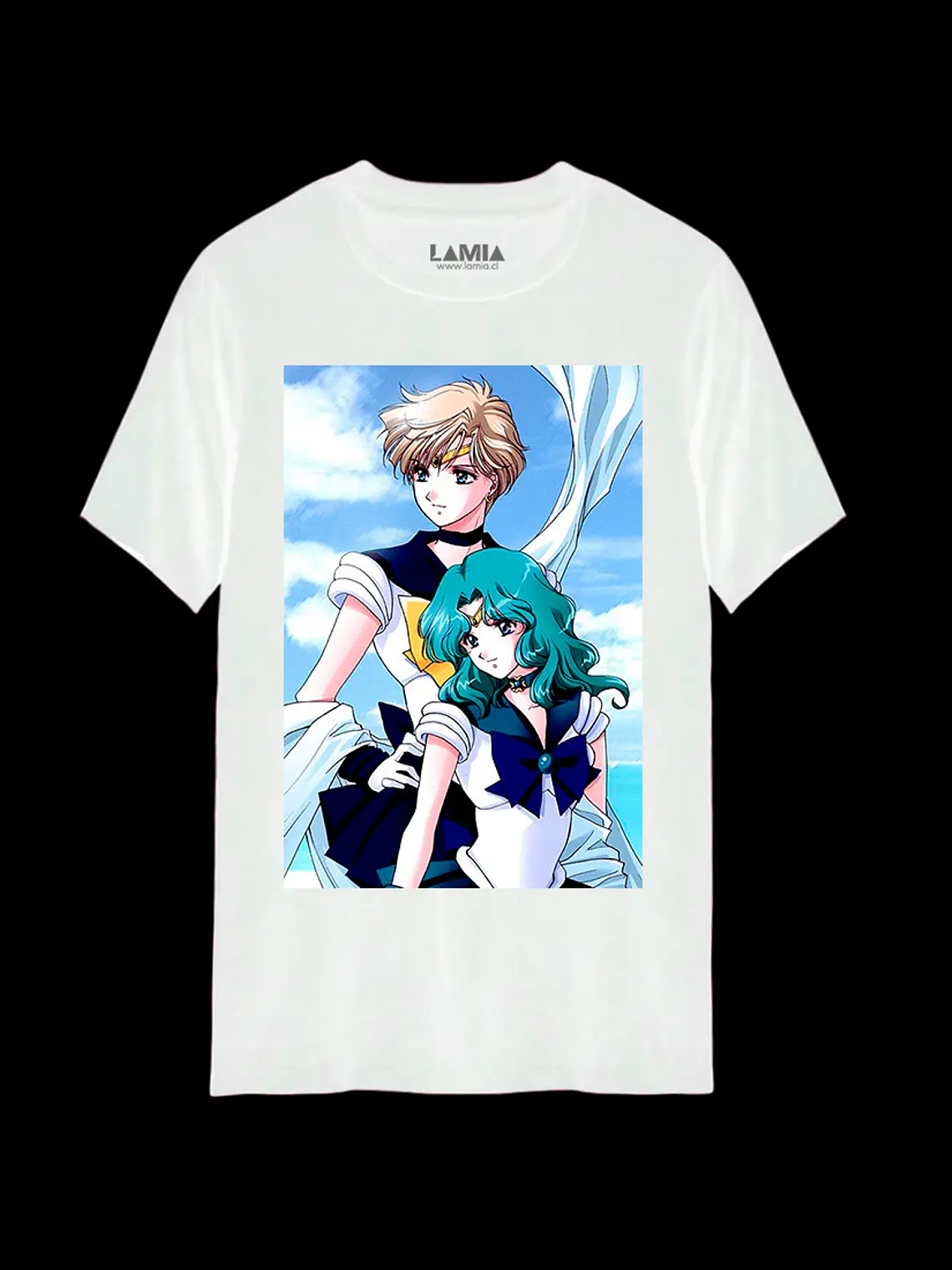 Polera Sailor Neptune y Sailor Uranus Línea Premium #1 2