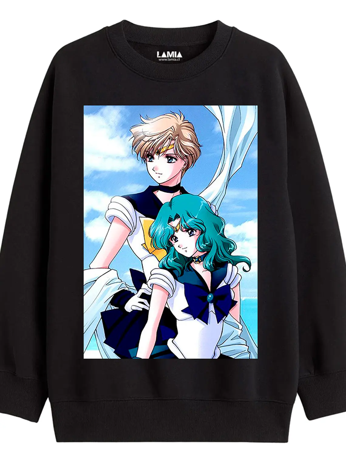 Polerón Sailor Neptune y Sailor Uranus Línea Premium #1 1