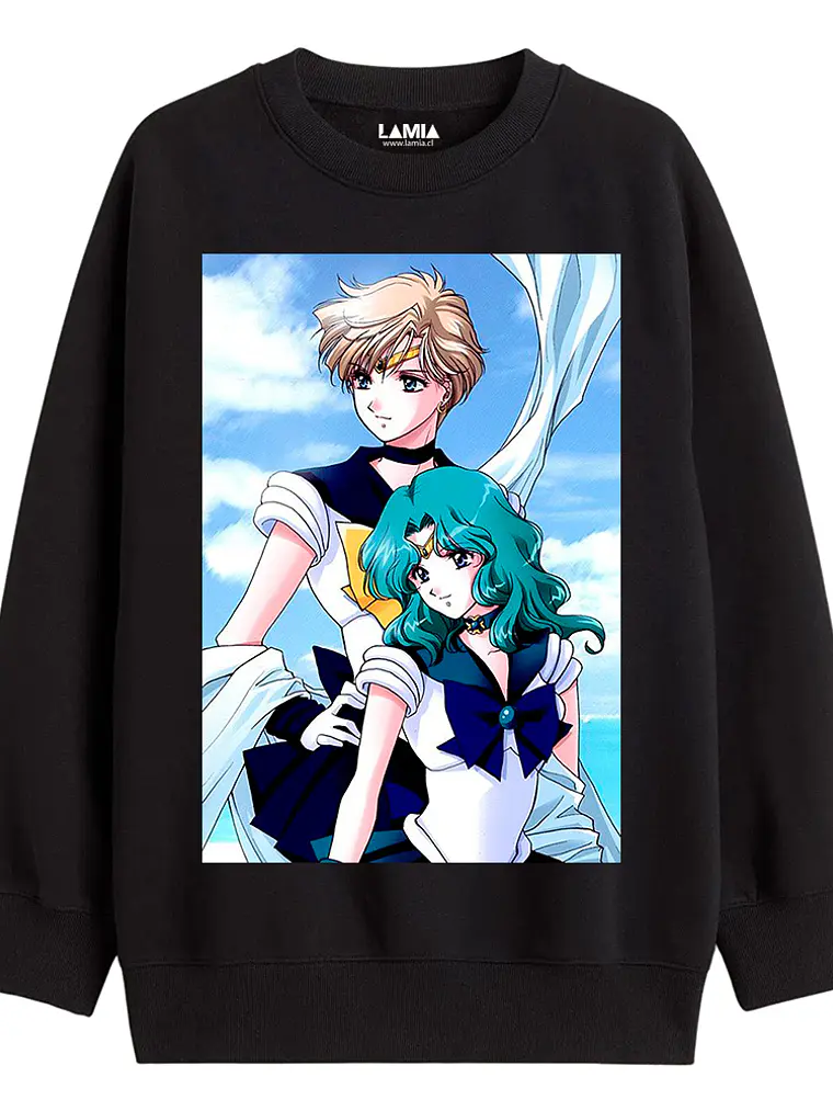 Polerón Sailor Neptune y Sailor Uranus Línea Premium #1 1