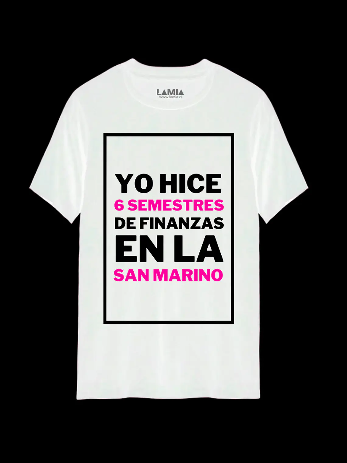 Polera Yo hice 6 semestres de finanzas en la San Marino / Yo soy Betty, la fea Línea Premium #8 2